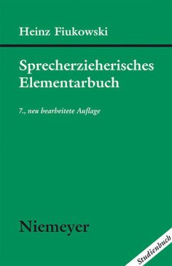 Cover Sprecherzieherisches Elementarbuch