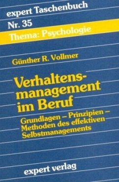 Verhaltensmanagement im Beruf - Vollmer, Günther R.