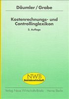Kostenrechnungs- und Controllinglexikon - Däumler, Klaus D / Grabe, Jürgen