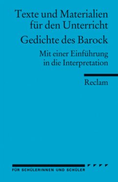 Gedichte des Barock - Jentzsch, Peter (Hrsg.)