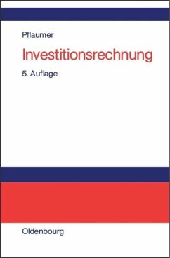 Investitionsrechnung - Pflaumer, Peter