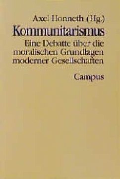 Kommunitarismus - Honneth, Axel (Hrsg.)