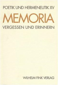 Memoria - Haverkamp, Anselm / Lachmann, Renate / Herzog, Reinhart (Hgg.)