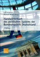 Handwörterbuch des politischen Systems der Bundesrepublik Deutschland - Andersen, Uwe / Woyke, Wichard (Hgg.)