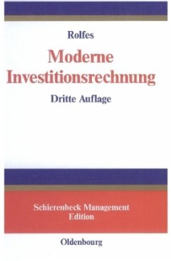 Moderne Investitionsrechnung - Rolfes, Bernd