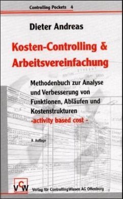 Kosten-Controlling & Arbeitsvereinfachung - Andreas, Dieter F. W.