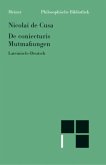 De coniecturis. Mutmaßungen / Schriften in deutscher Übersetzung 17
