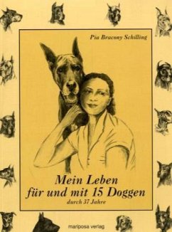Cover Mein Leben für und mit 15 Doggen durch 37 Jahre