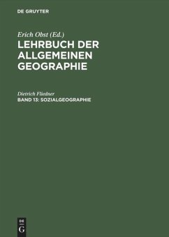 Sozialgeographie - Fliedner, Dietrich