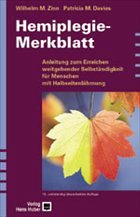 Hemiplegie-Merkblatt - Zinn, Wilhelm M.; Davies, Patricia M.