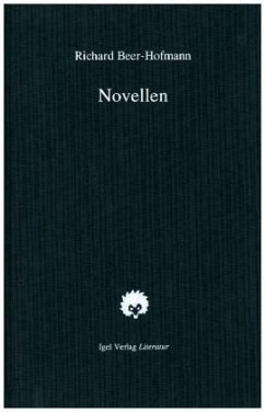 Novellen - Beer-Hofmann, Richard