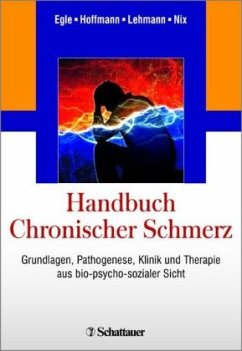 Handbuch Chronischer Schmerz - Egle, Ulrich Tiber / Hoffmann, Sven Olaf / Lehmann, Klaus A. / Nix, Wilfred A. (Hgg.)