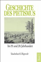 Geschichte des Pietismus. Band 3: - Gäbler, Ulrich (Hrsg.)