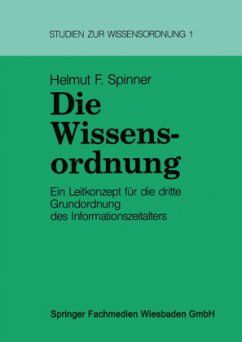 Die Wissensordnung - Spinner, Helmut F.