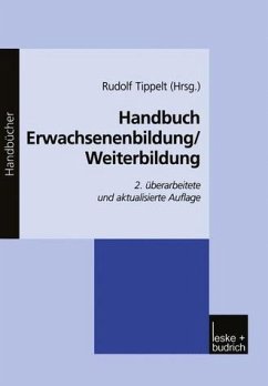 Handbuch Erwachsenenbildung/Weiterbildung - Tippelt, Rudolf (Hrsg.)
