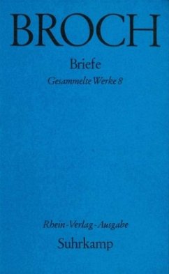 Briefe / Gesammelte Werke, 10 Bde. 8 - Broch, Hermann