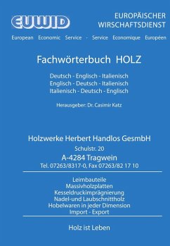 Cover Fachwörterbuch HOLZ.