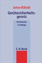 Cover Gerätesicherheitsgesetz, Kommentar