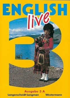 Cover Schülerbuch für das 7. Schuljahr / English live, Ausgabe A Bd.3