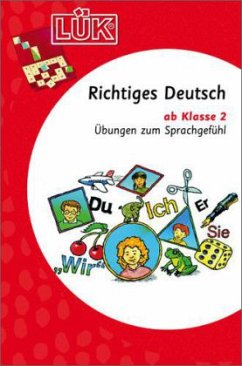 Cover Richtiges Deutsch, ab Klasse 2 / LÜK