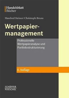 Wertpapiermanagement - Steiner, Manfred; Bruns, Christoph