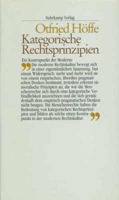 Kategorische Rechtsprinzipien - Höffe, Otfried