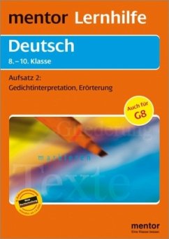 Cover Aufsatzschreiben, 8.-10. Klasse, neue Rechtschreibung
