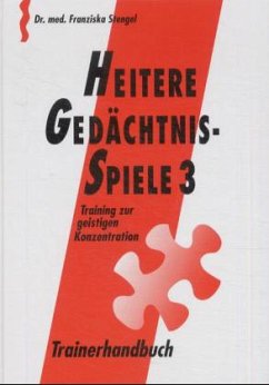 Trainerhandbuch / Heitere Gedächtnisspiele 3 - Stengel, Franziska