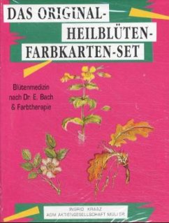 Das Original Heilblüten-Farbkarten-Set, 77 Ktn. m. Anleitungsbuch - Kraaz von Rohr, Ingrid