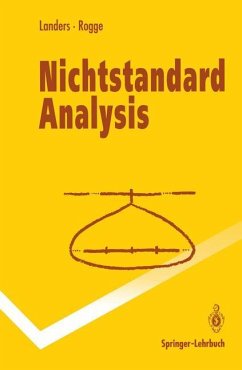 Nichtstandard Analysis - Landers, Dieter;Rogge, Lothar