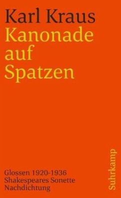 Schriften in den suhrkamp taschenbüchern. Zweite Abteilung. Acht Bände - Kraus, Karl