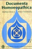 Documenta homoeopathica / Documenta Homoeopathica / Documenta homoeopathica BD 13, Bd.13