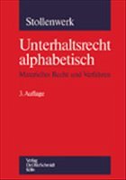 Cover Unterhaltsrecht alphabetisch