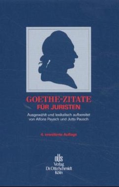 Cover Goethe-Zitate für Juristen