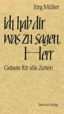 Cover Ich hab dir was zu sagen, Herr