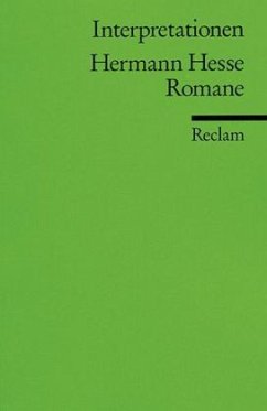 Cover Hermann Hesse, Romane, Interpretationen