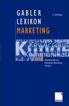 Gabler Lexikon Marketing - Bruhn, Manfred / Homburg, Christian (Hgg.)