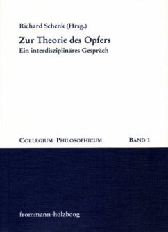 Cover Zur Theorie des Opfers