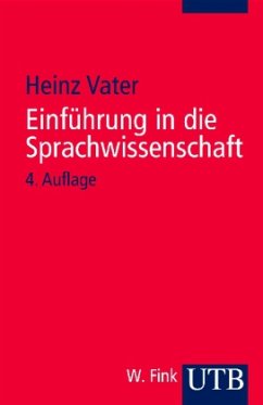 Einführung in die Sprachwissenschaft - Vater, Heinz