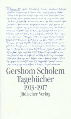 1913-1917 / Tagebücher 1 - Scholem, Gershom