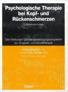 Psychologische Therapie bei Kopf- und Rückenschmerzen