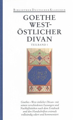 West-östlicher Divan 1 / 2 - Goethe, Johann Wolfgang von;Goethe, Johann Wolfgang von