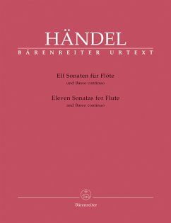Cover Elf Sonaten für Flöte und Basso continuo