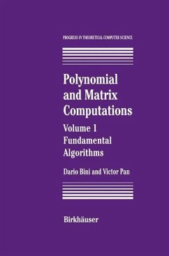 Polynomial and Matrix Computations - Bini, Dario;Pan, Victor Y.
