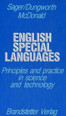 English Special Languages - Sager, Juan C.; Dungworth, David; McDonald, Peter F.