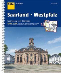 ADAC Stadtatlas Saarland, Westpfalz 1:20.000