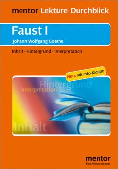 Johann Wolfgang v. Goethe: Faust I - Buch mit Info-Klappe - Komp, Andrea