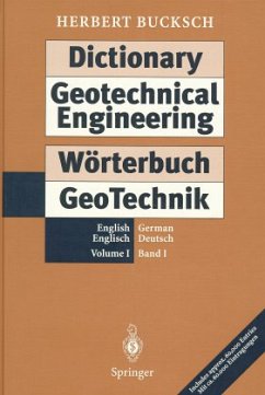Cover Englisch-Deutsch / Wörterbuch GeoTechnik 1