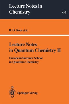 Lecture Notes in Quantum Chemistry II - Roos