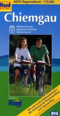Cover ADFC Regionalkarte Chiemgau